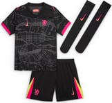 Nike Fc Chelsea 2024/25 Stadium Third FQ2267-061 Réplique de football 3 pièces (jeunes enfants), anthracite/noir/jaune opti/rose prime, FQ2267-061, M