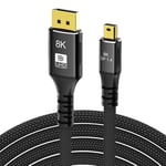 DP to DP 1.4 Adapter Cable 8K 60Hz Video Data Cables for Monitor 3 Meters R9W1