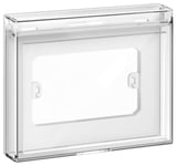 VIMAR 14923 Plana Coque IP44, trappe transparente, 3 m, permet d'actionner les commandes à coque fermée. Compatible : Eikon Exé, Ligne, Arké, Plana