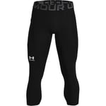 Under Armour Men UA HG Armour 3/4 Legging, Comfortable and robust gym leggings, lightweight and elastic thermal underwear with compression fit.