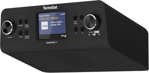 Digitradio 21 - Radio De Cuisine Encastrable Dab+ (Dab+, Fm, Écran Couleur 2,8"", Mémoire De Favoris, Réveil, Pr Casque) Noirr