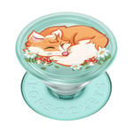 PopSockets Plant-Based Phone Grip with Expanding Kickstand, Eco-Friendly, Into the Woods - Plantcore Sleepy Fox