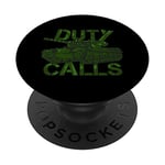 Cool Duty Calls - Cadeau pour homme et femme qui aime les jeux PopSockets PopGrip Interchangeable