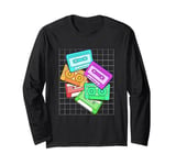 Cassette Tapes Collection Colorful Cassette Tape Long Sleeve T-Shirt