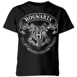 T-Shirt Enfant Blason de Poudlard - Harry Potter - Noir - 3-4 ans