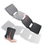 FlexSolar Mini chargeur solaire 10 W Panneau solaire E-Film IP67 Chargeur de poche USB pour smartphone, montre, appareil photo