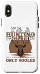 Coque pour iPhone X/XS Parrain de chasse pour homme Chasse drôle Chasseur de cerf