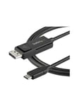 StarTech.com 3.3 ft. (1 m) USB-C to DisplayPort 1.2 Cable - Bi-Directional - USB / DisplayPort cable - 1 m