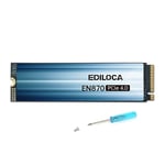 Ediloca EN870 SSD 2 to PCIe Gen4, NVMe M.2 2280, jusqu'à 7450 Mo/s, Disque SSD Interne, Cache SLC Dynamique, Compatible avec PS5 et PC