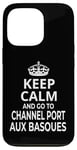 Coque pour iPhone 13 Pro Souvenirs « Keep Calm And Go To Channel Port Aux Basques »