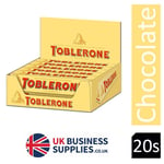 Toblerone Milk Chocolate Bar 20x100g Sweet Supplies