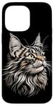 Coque pour iPhone 14 Pro Max Maine Coon Chat Cat Amoureux des Chats Maine Coon Doux