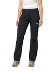 Jack Wolfskin Women's Active Track Pants W Hiking Trousers, Black, 38