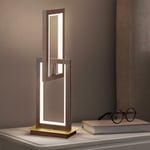 Lampe de Table Feu Latéral Graduateur au Toucher Luminaire Salon Design Rust LED