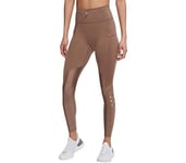 NIKE Women's Dri Fit Run Dvn Epic L Ref Compression Pants, Archaeo Brown/Pink Oxford/Refb, XS UK