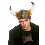 Adult Deluxe Authentic VIKING HELMET Vikings Fancy Dress Norse Hat Horn Medieval