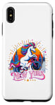 Coque pour iPhone XS Max Licorne New York America Vélo pour hommes, femmes, garçons, filles