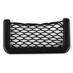 Svart Mesh för förvaring Bil Trunk Mesh Nätförvaringspåse Nylon Elastisk Näthäftande påse 20 x 8cm