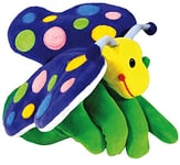 Beleduc Marionnette Papillon - Marionnette à Main pour Enfant 3 ans et plus - Jeu Histoire de Peluches - Développe Communication, Imagination et Attention de l'Enfant - Douce et Amusante