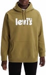 Levi's Men's Big & Tall Graphic Hoodie Martini Olive (Green) 2XL -