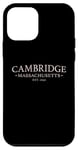 Coque pour iPhone 12 mini Cambridge, Massachusetts - Simple Cambridge, MA