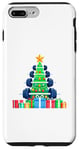 Coque pour iPhone 7 Plus/8 Plus Christmas Tree Haltère Poids Haltérophile Gymnase