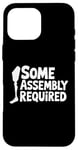 iPhone 16 Pro Max Some Assembly Required Funny Leg Amputee Humor Case