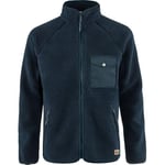 Fjallraven 84158-560 Vardag Pile Fleece M/Vardag Pile Fleece M Sweatshirt Men's Navy Size L