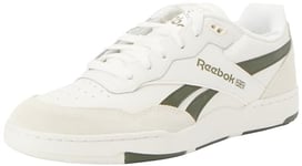 Reebok Unisex BB 4000 II Sneaker, Chalk/Varsity Green F23/Vintage Chalk S23-R, 11 UK