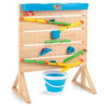 Playhouse Waterwall, Kids Wooden Water Table Toy, Hand Eye Coordination, Age 3+