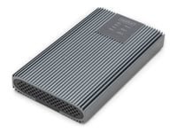 Digitus - Förvaringslåda - 20 Gbps, Klonfunktion, Aluminium, Verktygslös - M.2 - M.2 Nvme Card - Usb-C 3.2 (Gen 2) - Pantone 430C