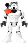 Fisher-Price Imaginext STAR WARS Figurine XXL Stormtrooper, personnage articulé de 40 cm de haut avec lanceur, pour les enfants à partir de 3 ans, HXG53