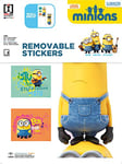 IMAGICOM Les Minions Stickers Amovible et Repositionnable A3 2 Feuilles, Plastique, Multicolore, 29,7 x 5 x 42 cm WALLMIN36