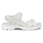 ECCO Sandal Dam Offroad Yucatan White Iridescent Vit 42