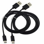 2X USB Type C Data Cable Usb-C Charger for Motorola Moto G53