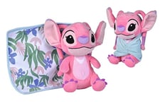 Disney - Lilo & Stitch, Blankee Angel, 25cm, peluche, à partir de 0 mois