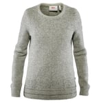 Fjällräven Womens Övik Structure Sweater (Grå (EGG SHELL-GREY/111-020) X-large)
