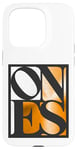 Coque pour iPhone 15 Pro Orange One Of Them Ones Orange Couleur Blanc Graphique