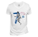 T-Shirt Homme Col V Antoine Griezmann Vintage Footballeur Foot Star