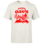 oasis What The World Men's T-Shirt - Cream - XXL