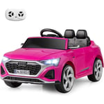 Goplus - 12v Voiture Electrique Enfants SQ8, 4x4 Electrique Enfants avec Télécommande 2,4 g, Musique, Klaxon, Lumières led, Démarrage Progressif,