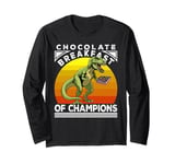 Funny Valentines Day T-Rex Dinosaur Box Of Chocolate Long Sleeve T-Shirt