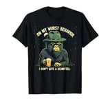 I Don't Give A Schnitzel German Beer Wurst Funny Oktoberfest T-Shirt