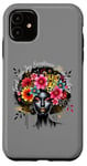 Coque pour iPhone 11 Femme noire Love Joy Excellence Pride Black History