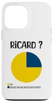 Coque pour iPhone 13 Pro Max Humour Homme Ricard Cadeau Apero Pastis Humour Alcool