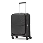 American Tourister Valise Rigide Extensible avec roulettes pivotantes en Graphite, Bagage Cabine de 53,3 cm, Valise Rigide Extensible avec roulettes pivotantes