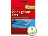 Lexware Lohn+Gehalt 2024 - Abonnementslisens (1 År) - 1 Pc - Esd - Win - Tysk