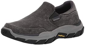 Skechers Homme Respecté-Fallston Slip on en Toile, Caractères, 41.5 EU X-Large