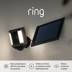 Spotlight Cam Plus Solar par | Vidéo HD 1080p, audio bidirectionnel, vision nocturne couleur, projecteurs LED, sirène | À installer soi-même | Essai Home gratuit 30 j..[G320]