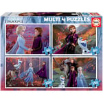 4 puzzles - Disney - La Reine des Neiges - 50 80 100 et 150 pièces